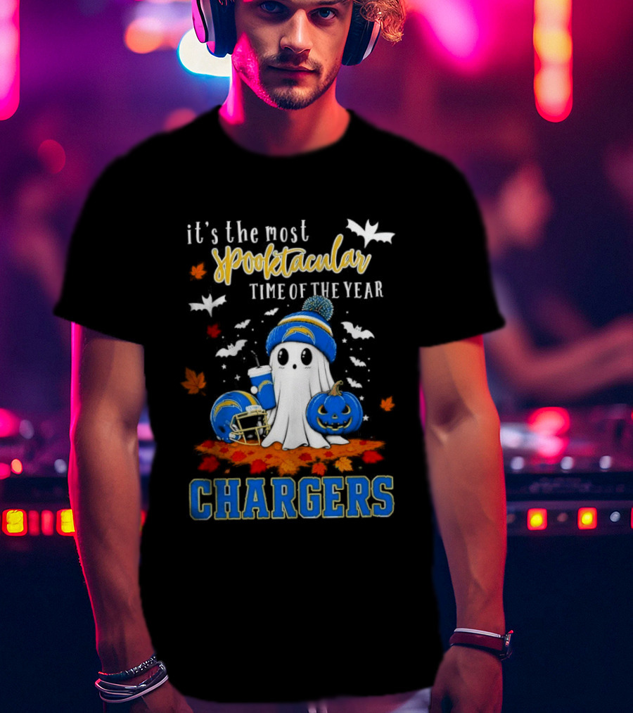 It's The Most Spooktacular Time Of The Year Los Angeles Chargers Halloween T-Shirt