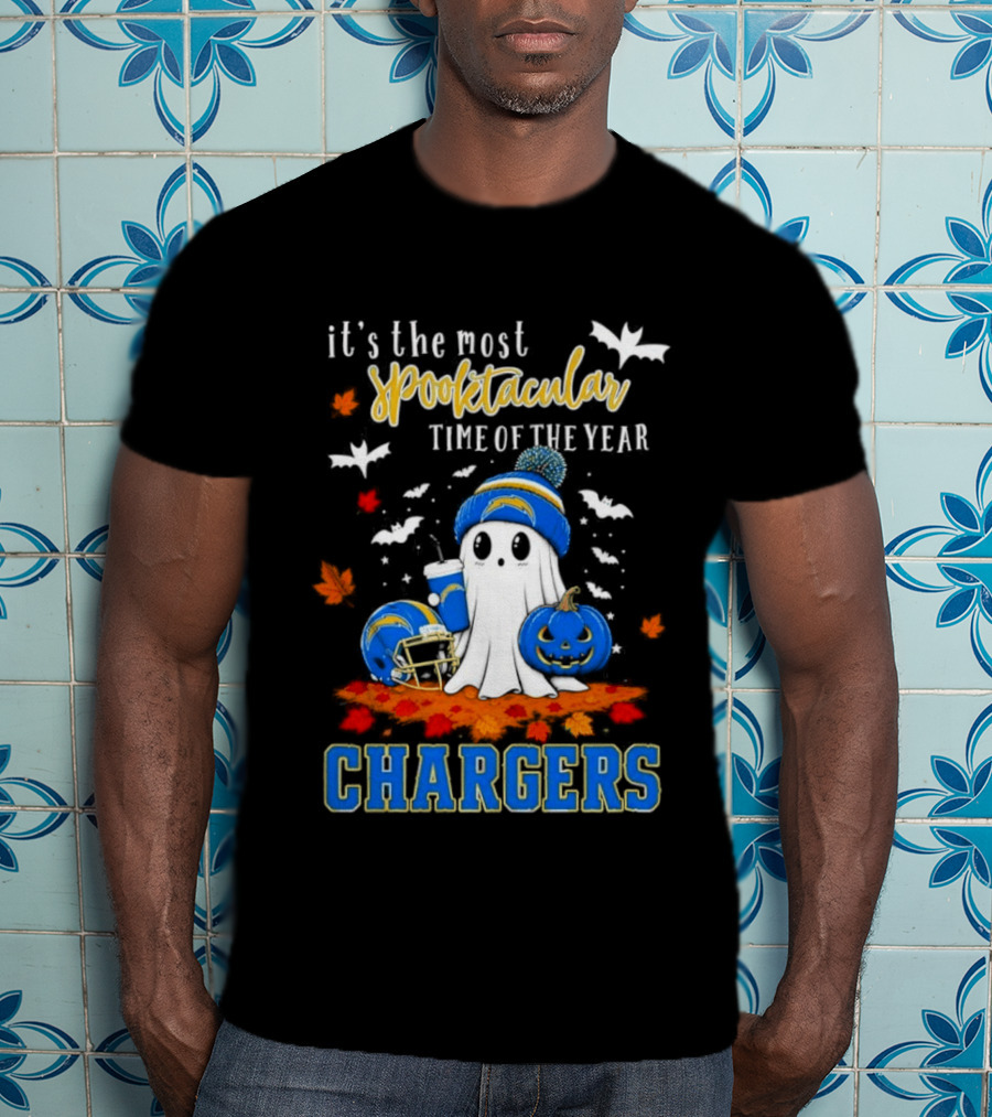 It's The Most Spooktacular Time Of The Year Los Angeles Chargers Halloween T-Shirt