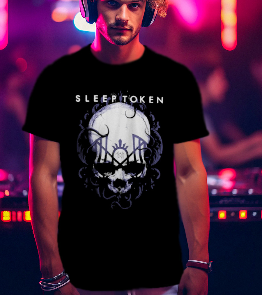 Sleep Token Skull With Crown And Mask T-Shirt