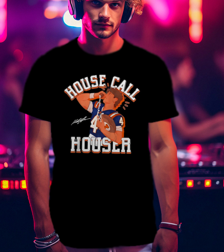 House Call Houser Illinois Fighting Illini Football T-Shirt