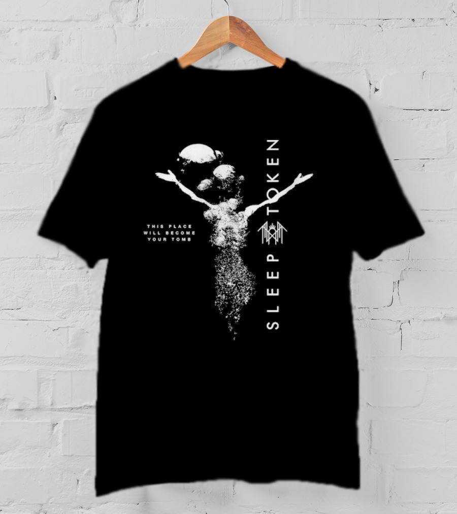 Sleep Token This Place Will Become Your Tomb Underwater Tomb Vertical Bubbles T-Shirt