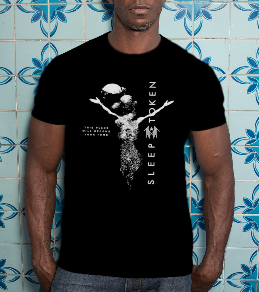 Sleep Token This Place Will Become Your Tomb Underwater Tomb Vertical Bubbles T-Shirt