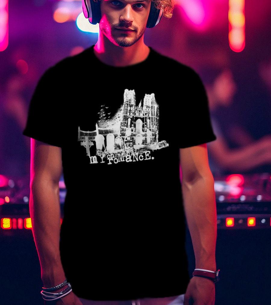 My Chemical Romance Halloween Spooky Graveyard Scene T-Shirt