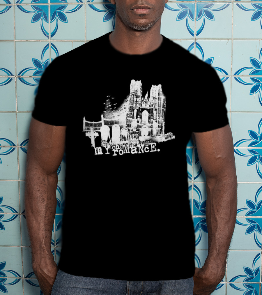 My Chemical Romance Halloween Spooky Graveyard Scene T-Shirt