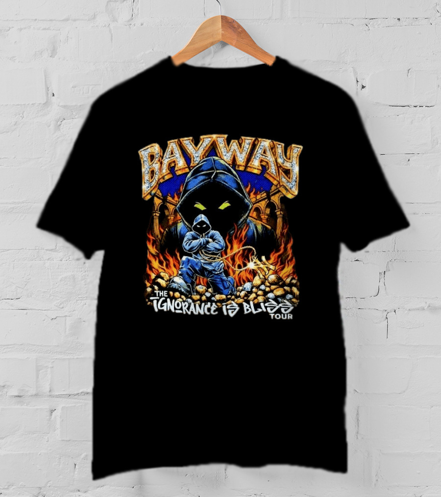Bayway The Ignorance Is Bliss Tour 2026 And Flames T-Shirt