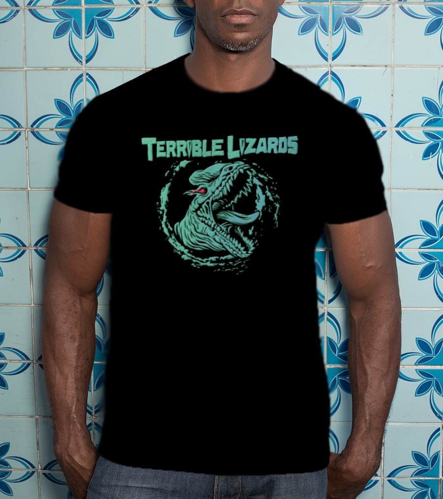 Terrible Lizards Dinosaur Rex Roaring T-Shirt