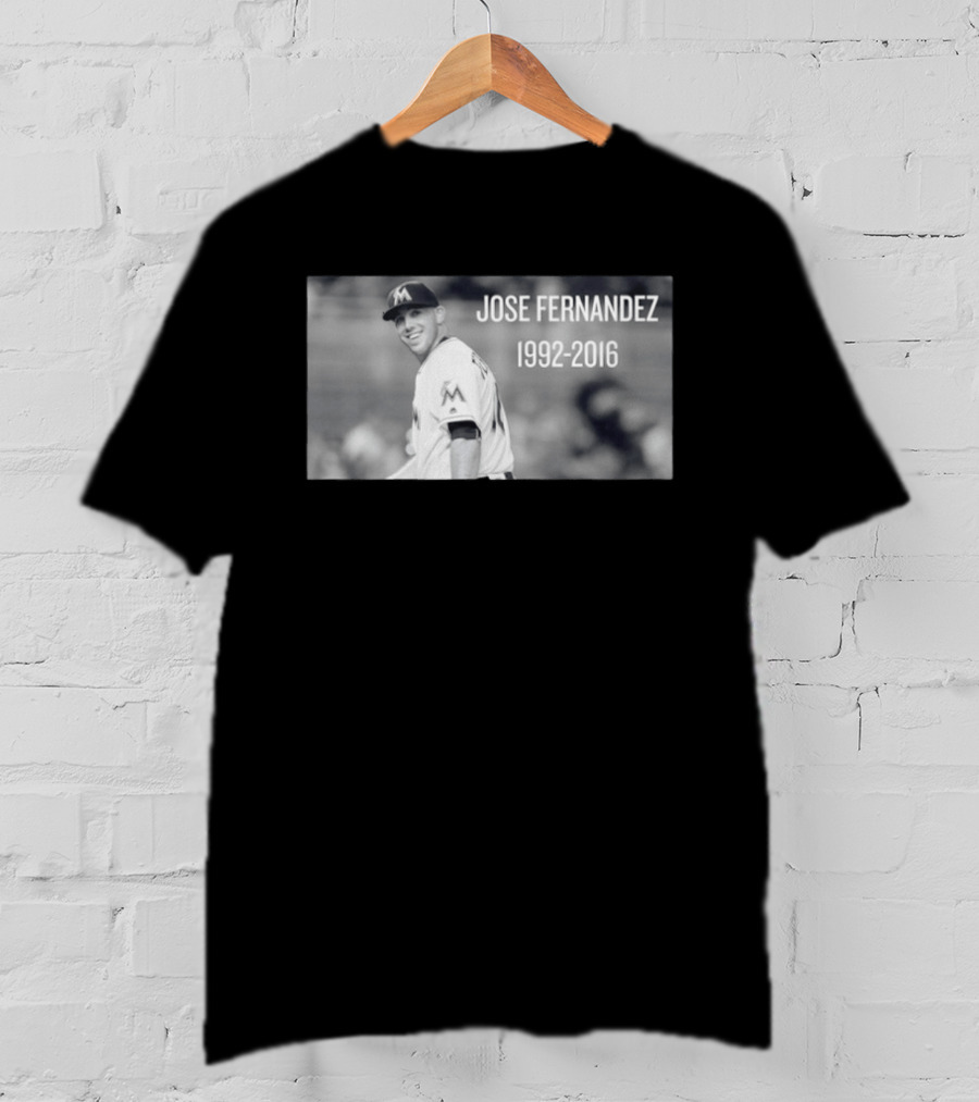 Jose Fernandez Miami 1992 2016 Memoriam T-Shirt
