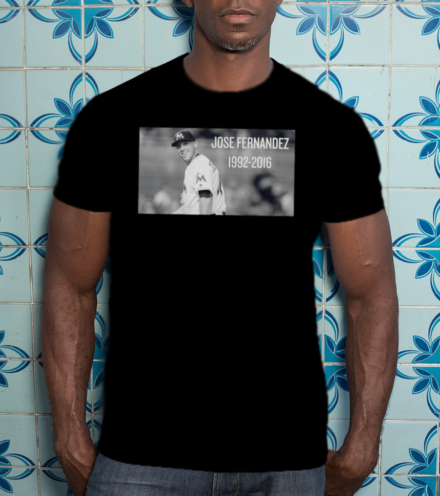 Jose Fernandez Miami 1992 2016 Memoriam T-Shirt