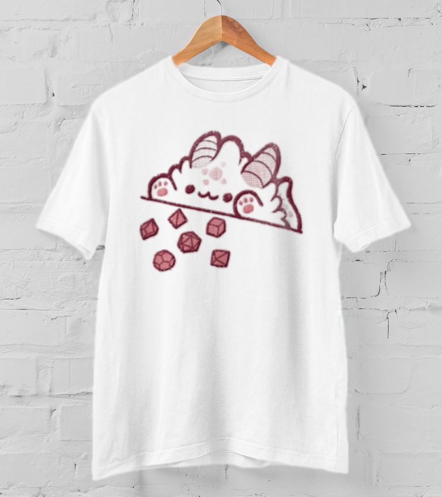 Bongo Cat Dnd Adventure Dice Fantasy T-Shirt