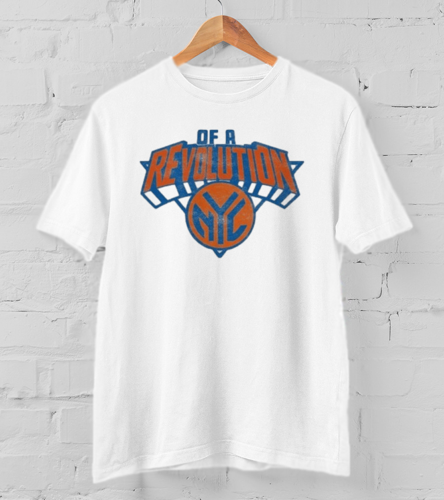 Revolution NYC New York Knicks Basketball Oar T-Shirt