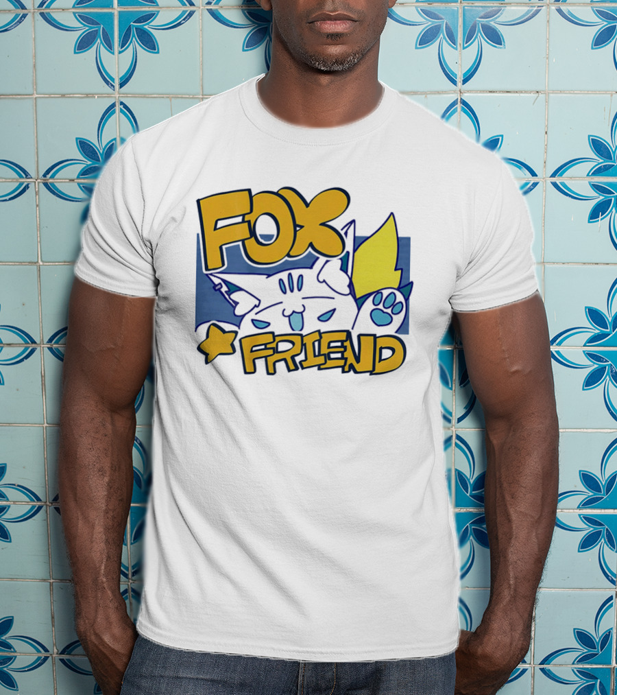 Shirakami Fubuki Fox Friend Anime Style Companion T-Shirt