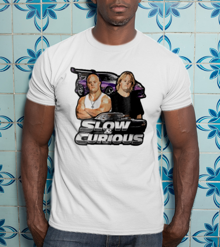 Slow & Curious Duo With Sports Cars And Menacing Muscle Cars T-Shirt