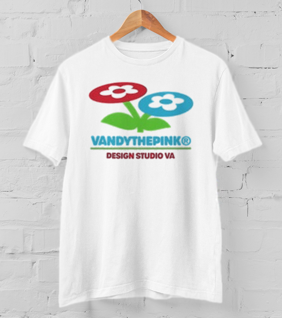 Vandythepink Two Flower Buckle Design Studio VA T-Shirt