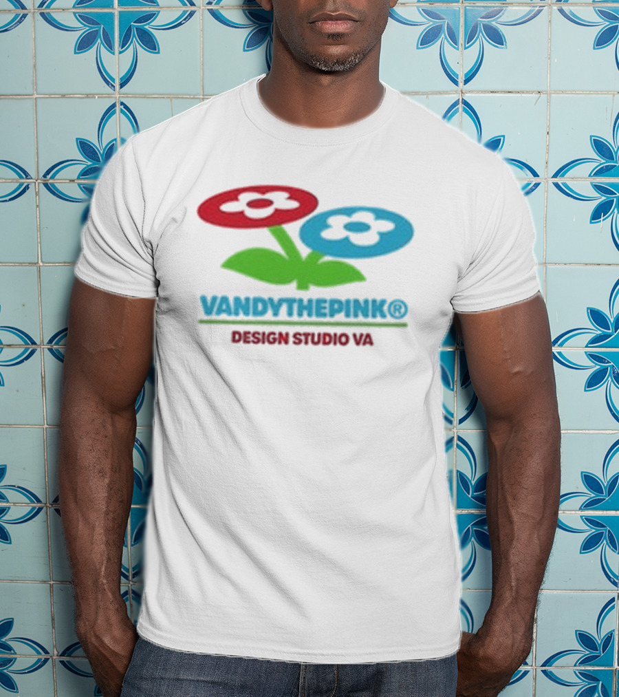 Vandythepink Two Flower Buckle Design Studio VA T-Shirt