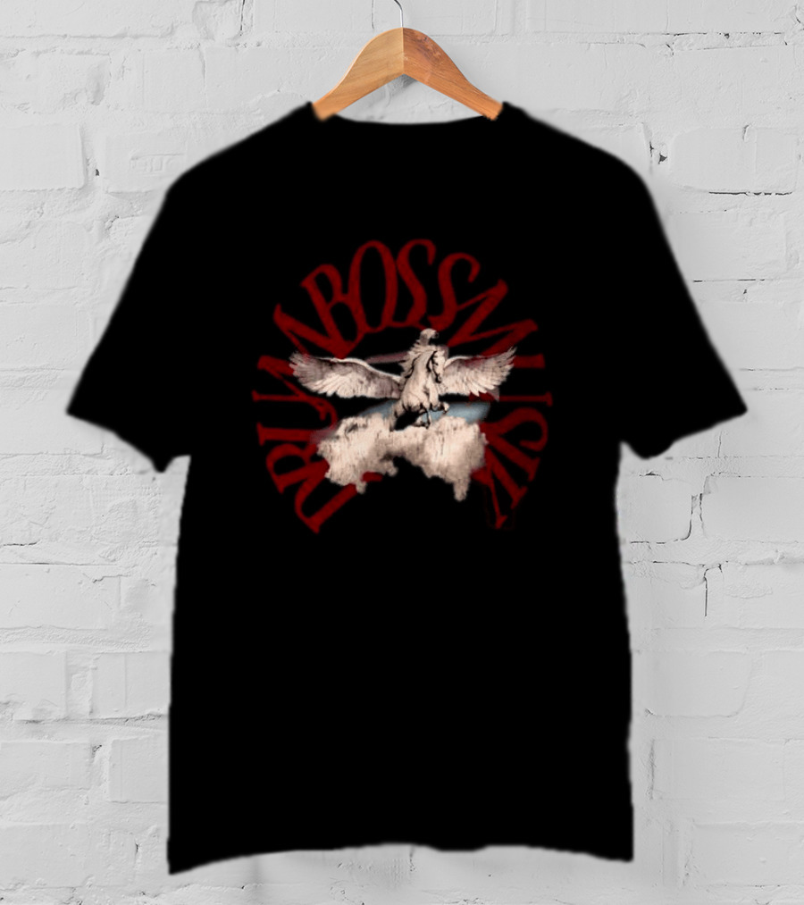 No Bad Vibes Drum Boss Musik Pegasus Clouds T-Shirt