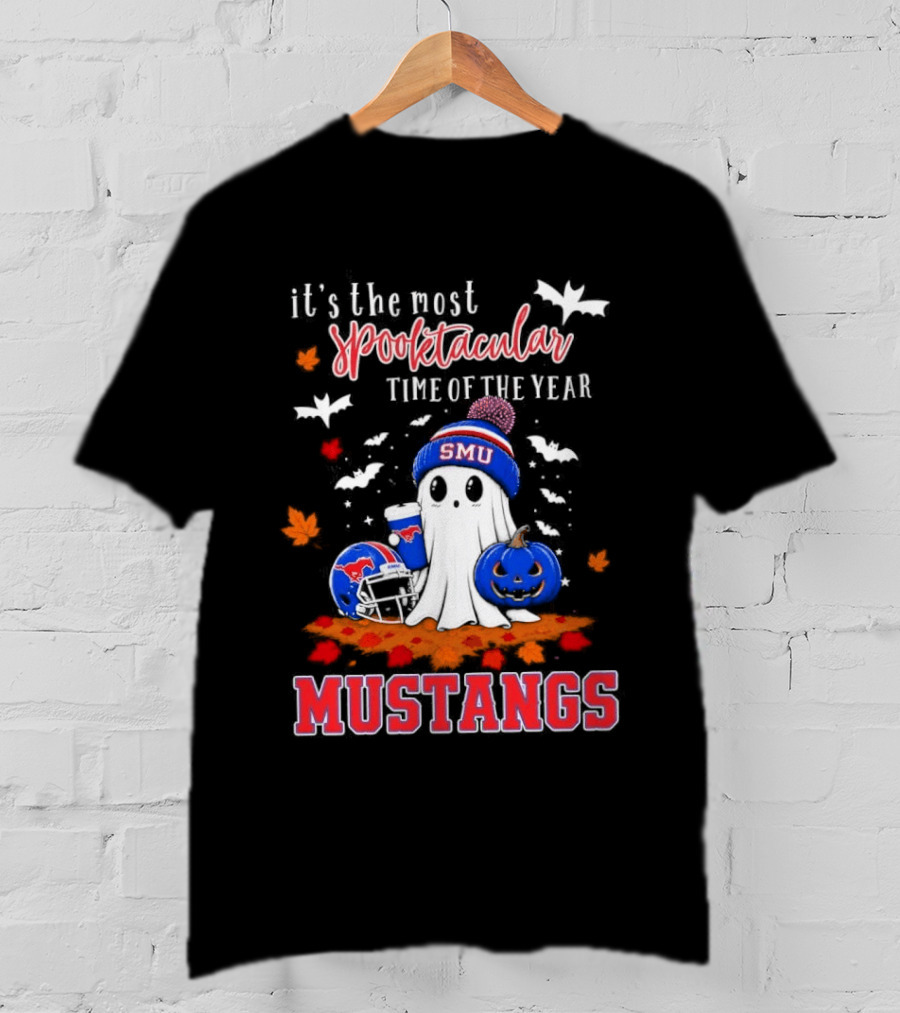 It's The Most Spooktacular Time Of The Year SMU Mustangs Halloween T-Shirt