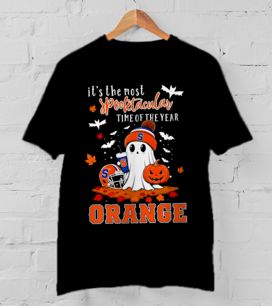 It's The Most Spooktacular Time Of The Year Syracuse Orange Halloween T-Shirt