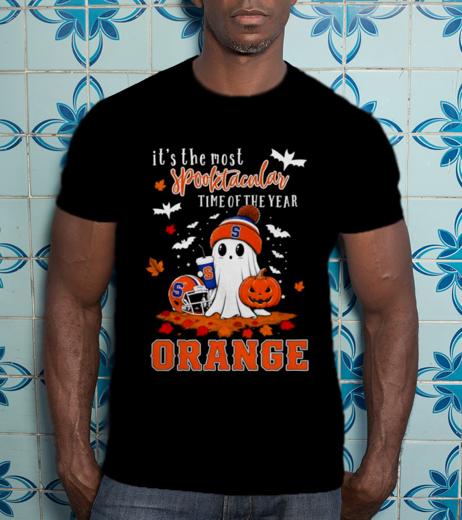 It's The Most Spooktacular Time Of The Year Syracuse Orange Halloween T-Shirt