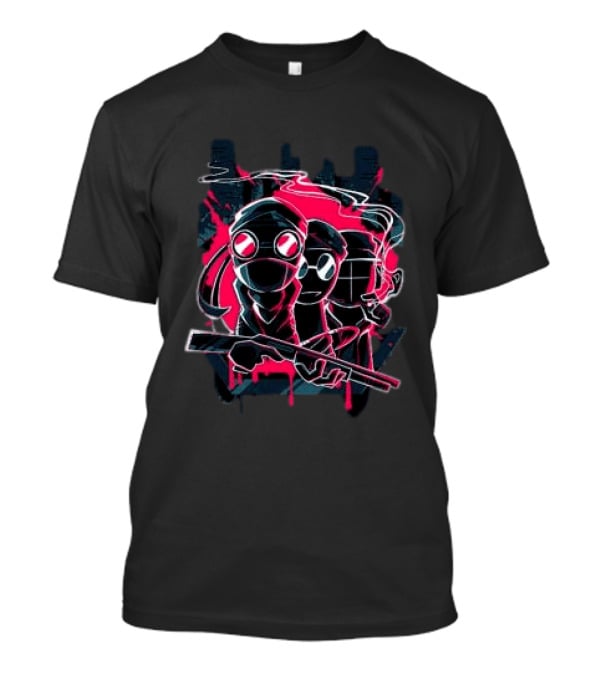 Madness Combat Sharkrobot Store Madness Lineup Iconic Characters T-Shirt