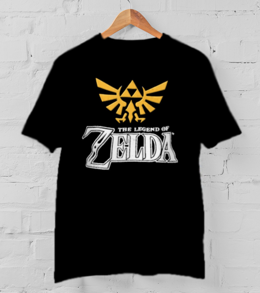 The Legend Of Zelda Yellow Triforce Emblem White T-Shirt