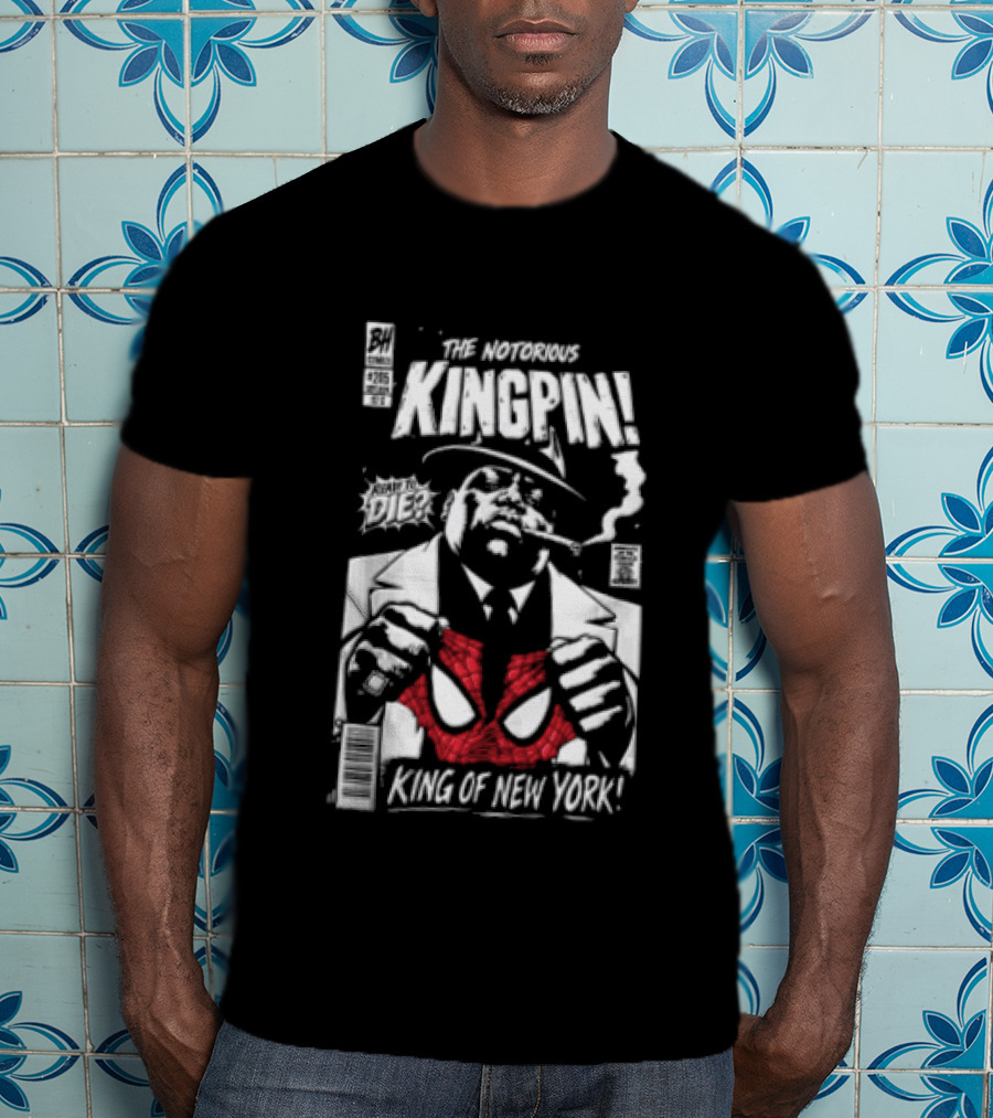 The Notorious Kingpin King Of New York Ready To Die Comics BH Music Big T-Shirt