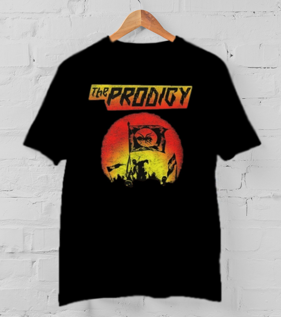 The Prodigy Warrior's Dance Event Ant Silhouette Flag T-Shirt