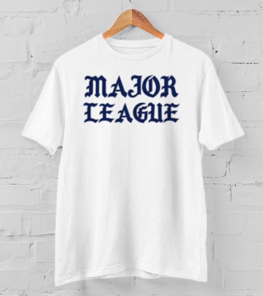 Born X Raised MLB Major League White T-Shirt