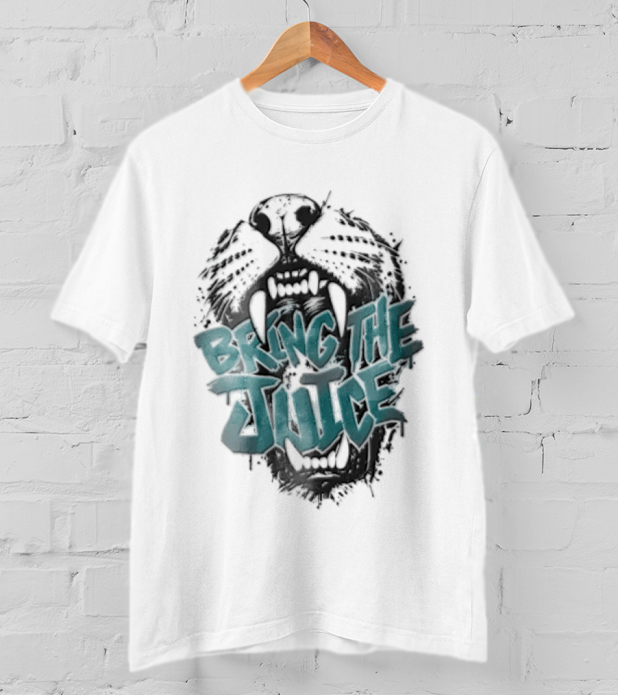 Bring The Juice Roaring Jaguar Head T-Shirt