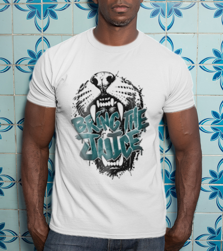 Bring The Juice Roaring Jaguar Head T-Shirt