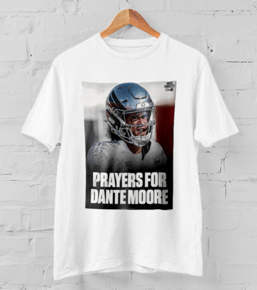 Prayers For Dante Moore Oregon Ducks Football Helmet T-Shirt