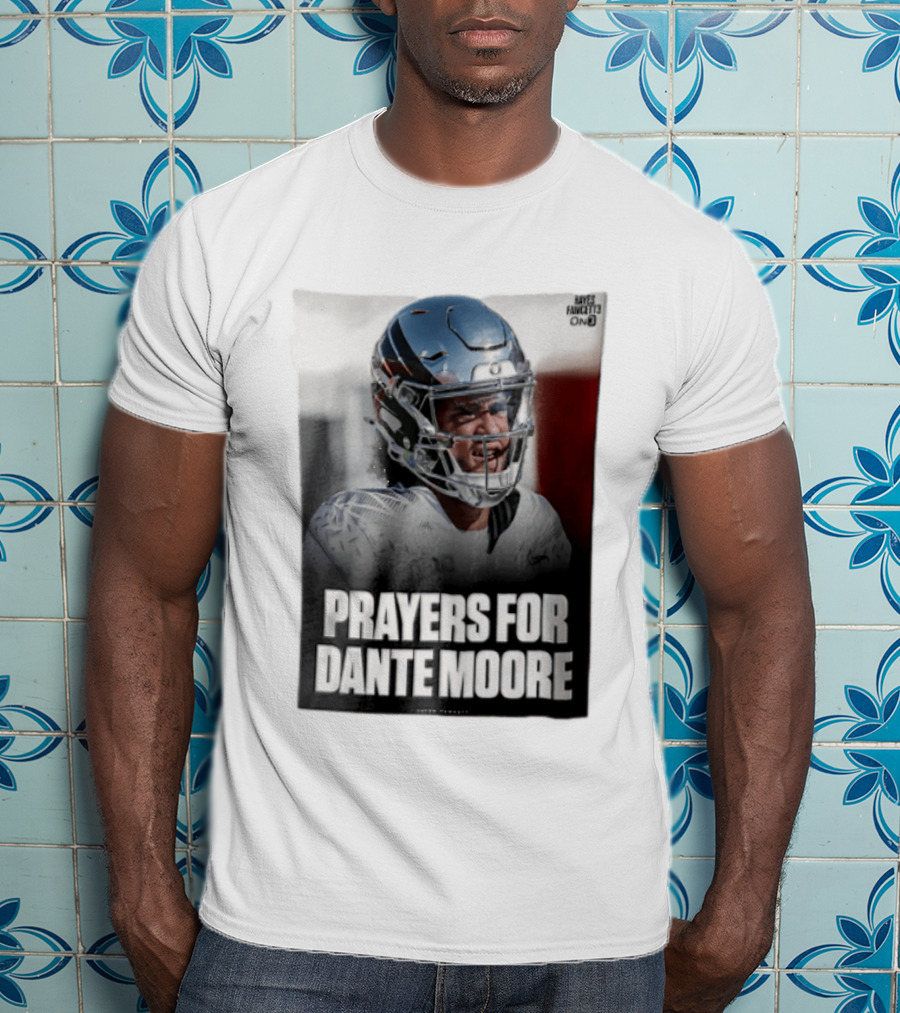 Prayers For Dante Moore Oregon Ducks Football Helmet T-Shirt