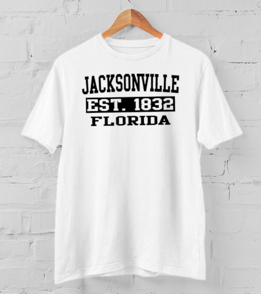 Jacksonville Est 1832 Florida T-Shirt