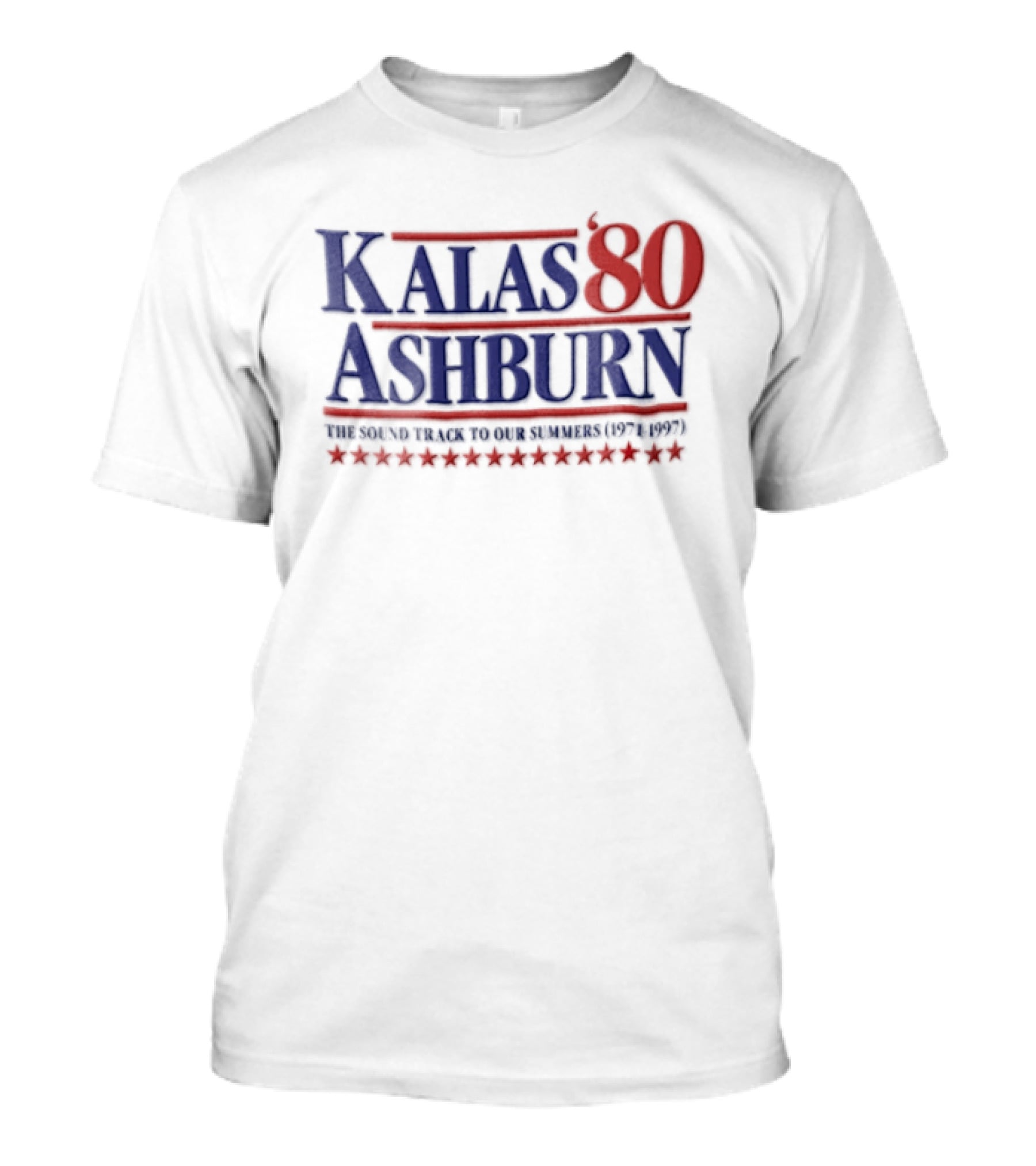 Kalas Ashburn 80 The Sound Track To Our Summers 1971 1997 T-Shirt