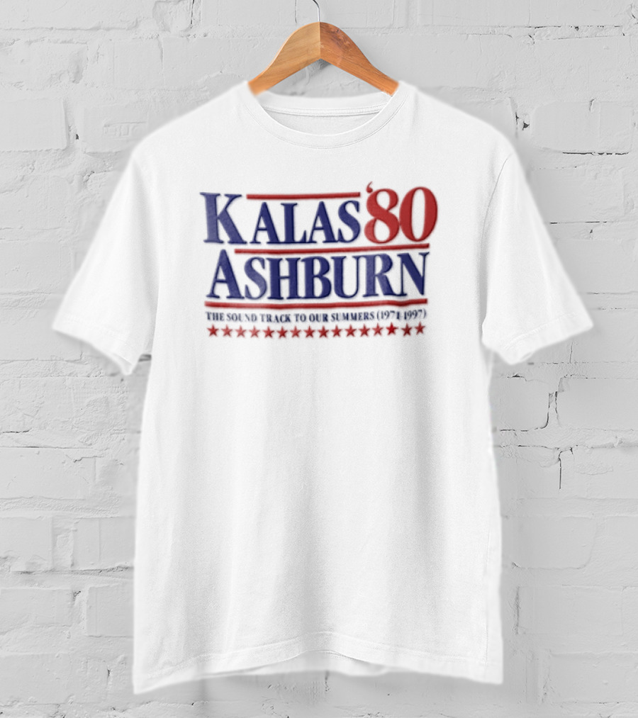 Kalas Ashburn 80 The Sound Track To Our Summers 1971 1997 T-Shirt