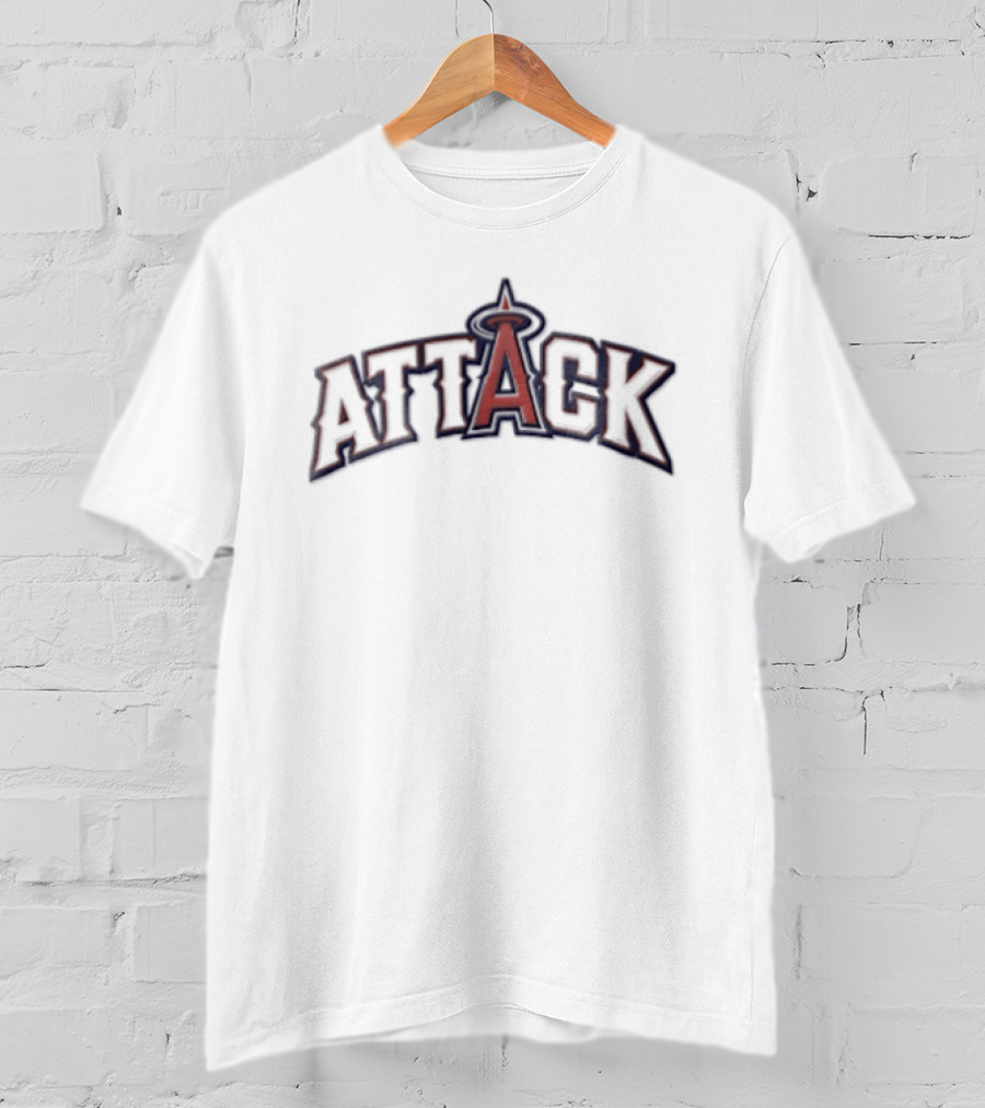Los Angeles Angels Attack Baseball Team T-Shirt