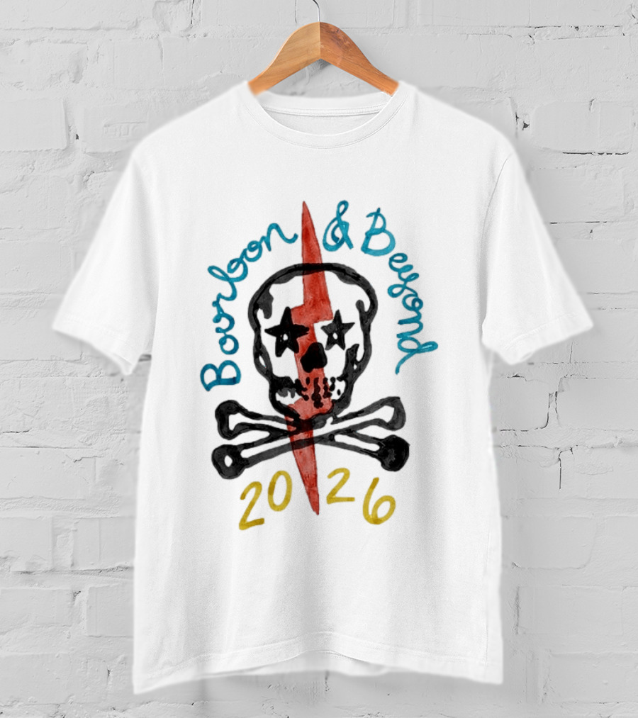 Bourbon & Beyond Festival 2026 Stardust Skull Line Up Kentucky Expo Louisville September 24 27 T-Shirt