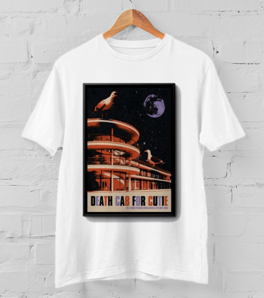 Death Cab For Cutie De La Warr Pavilion Bexhill UK September 2026 T-Shirt