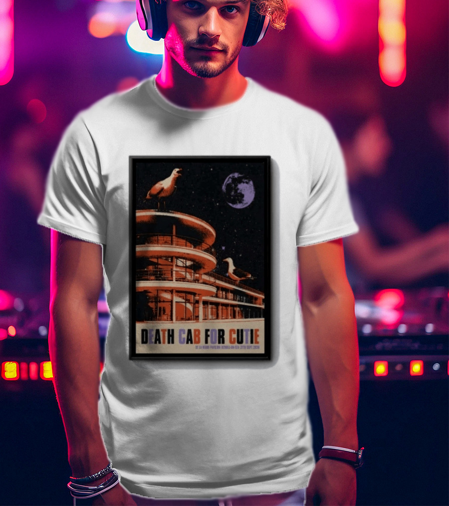Death Cab For Cutie De La Warr Pavilion Bexhill UK September 2026 T-Shirt