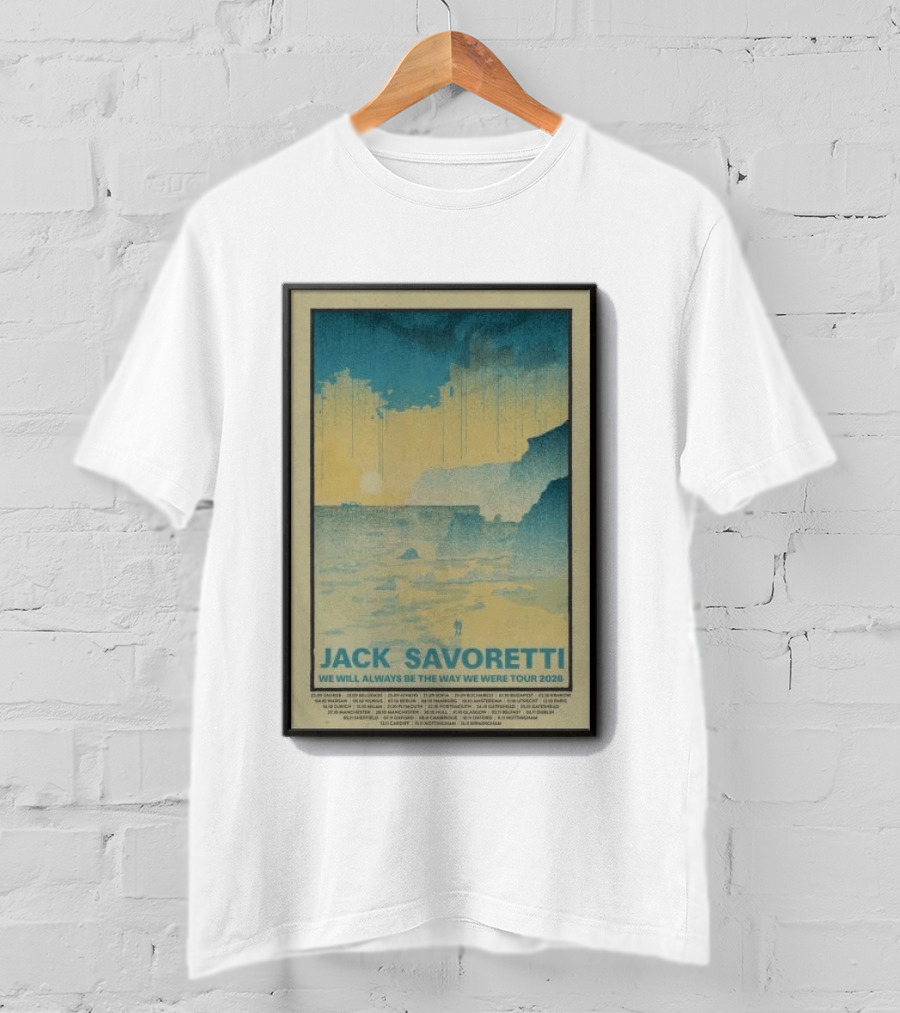 Jack Savoretti We Will Always Be The Way We Were Tour 2026 Scenic Coast T-Shirt