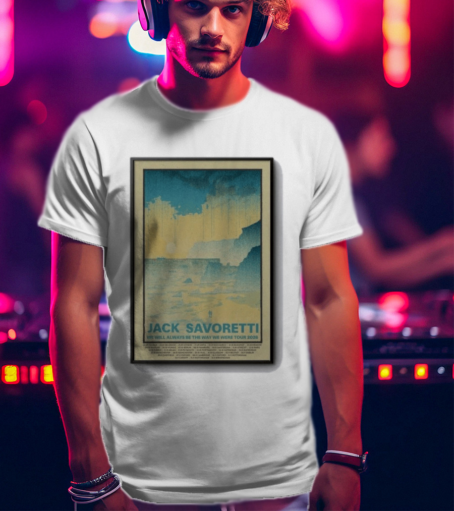 Jack Savoretti We Will Always Be The Way We Were Tour 2026 Scenic Coast T-Shirt