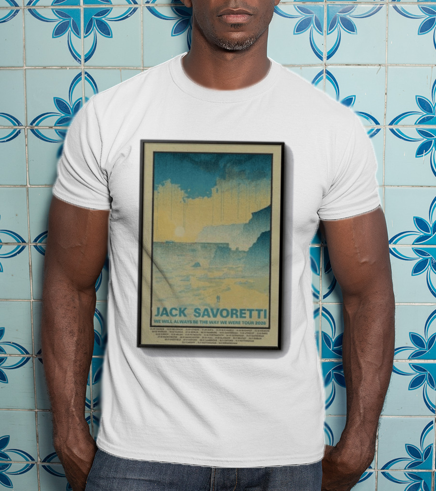 Jack Savoretti We Will Always Be The Way We Were Tour 2026 Scenic Coast T-Shirt