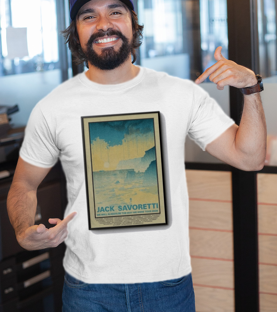 Jack Savoretti We Will Always Be The Way We Were Tour 2026 Scenic Coast T-Shirt
