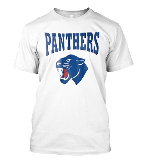 Panthers Blue Panther Head T-Shirt