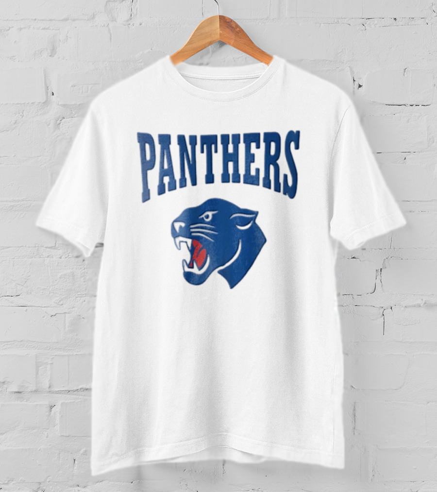 Panthers Blue Panther Head T-Shirt