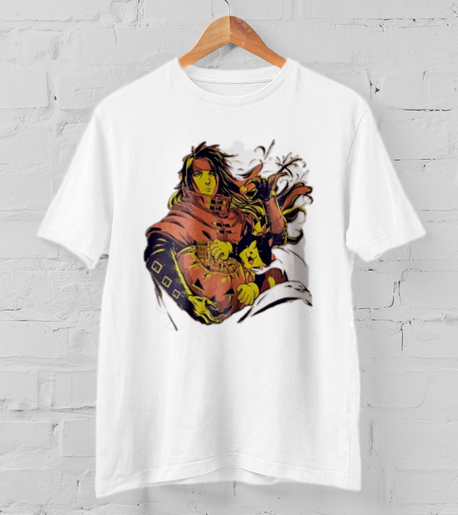Vincent Valentine Cait Sith Halloween Pumpkin Final Fantasy T-Shirt