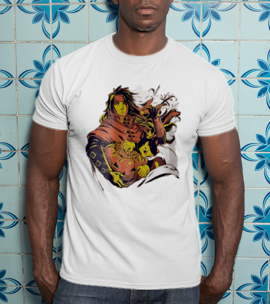 Vincent Valentine Cait Sith Halloween Pumpkin Final Fantasy T-Shirt