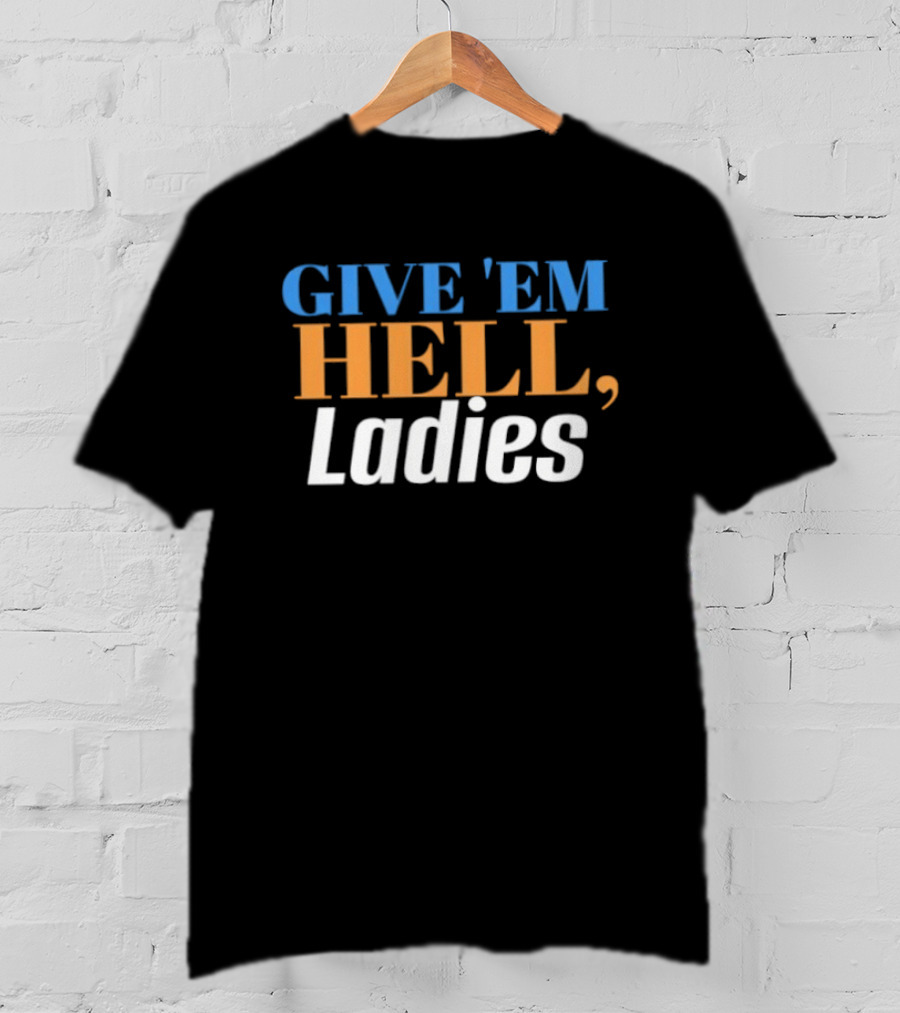 Give Em Hell San Jose Hockey Ladies T-Shirt
