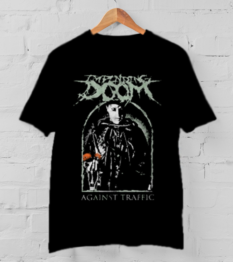 Impending Doom Against Traffic Skeleton T-Shirt