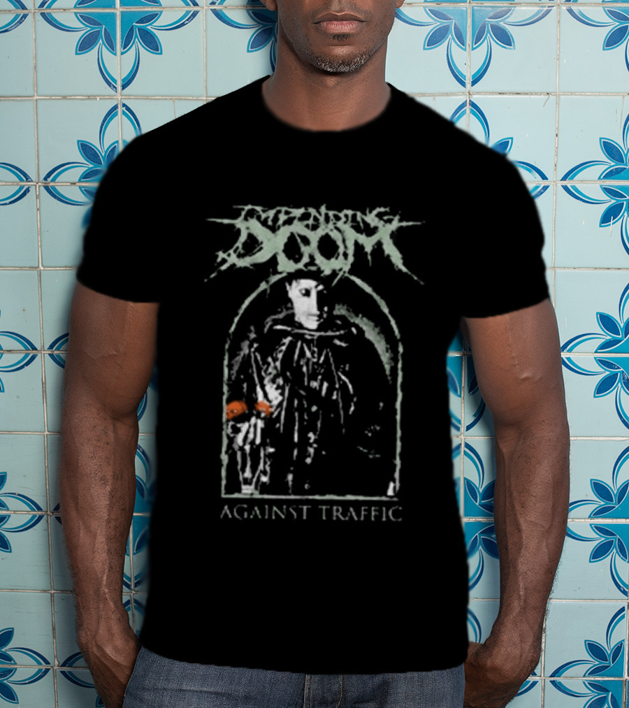 Impending Doom Against Traffic Skeleton T-Shirt