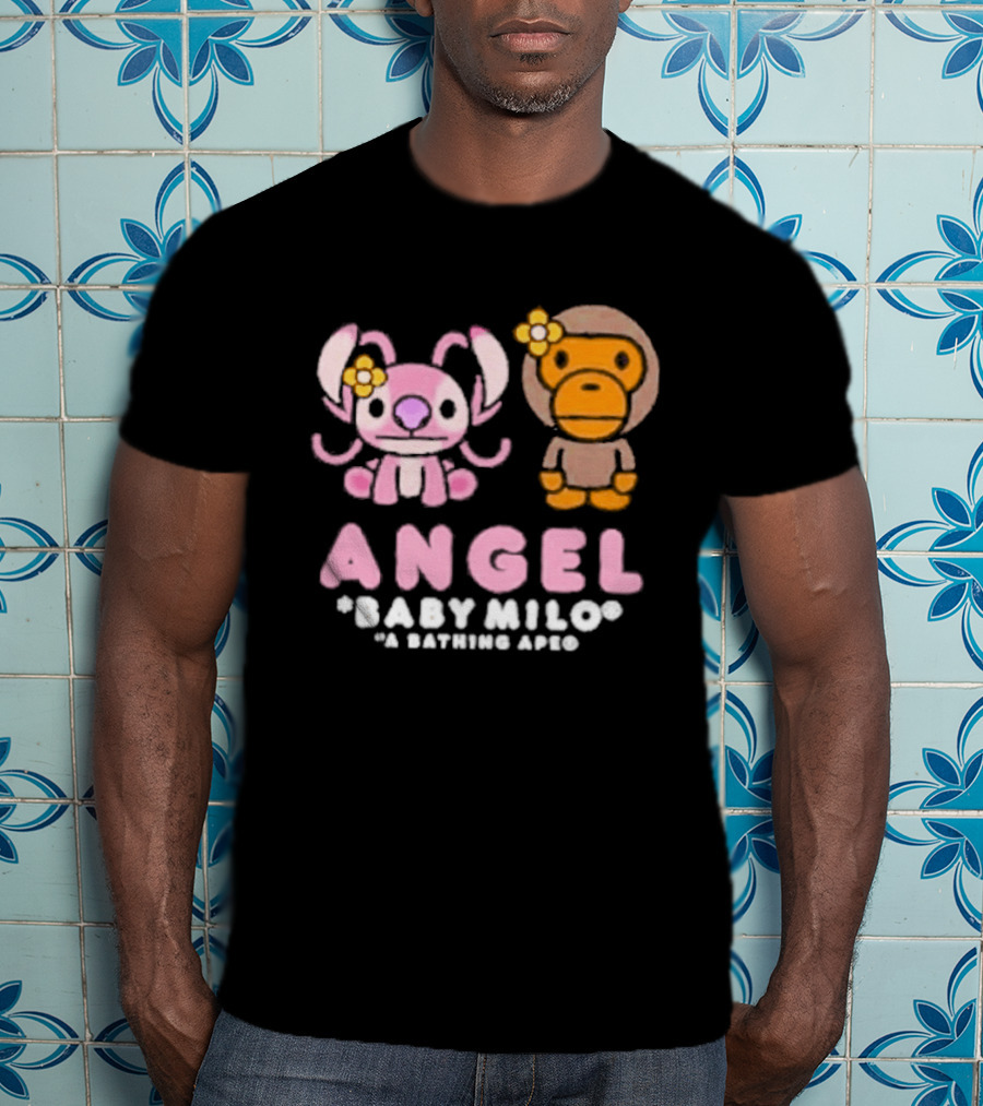 Angel Baby Milo A Bathing Ape Bape X Disney 2026 T-Shirt